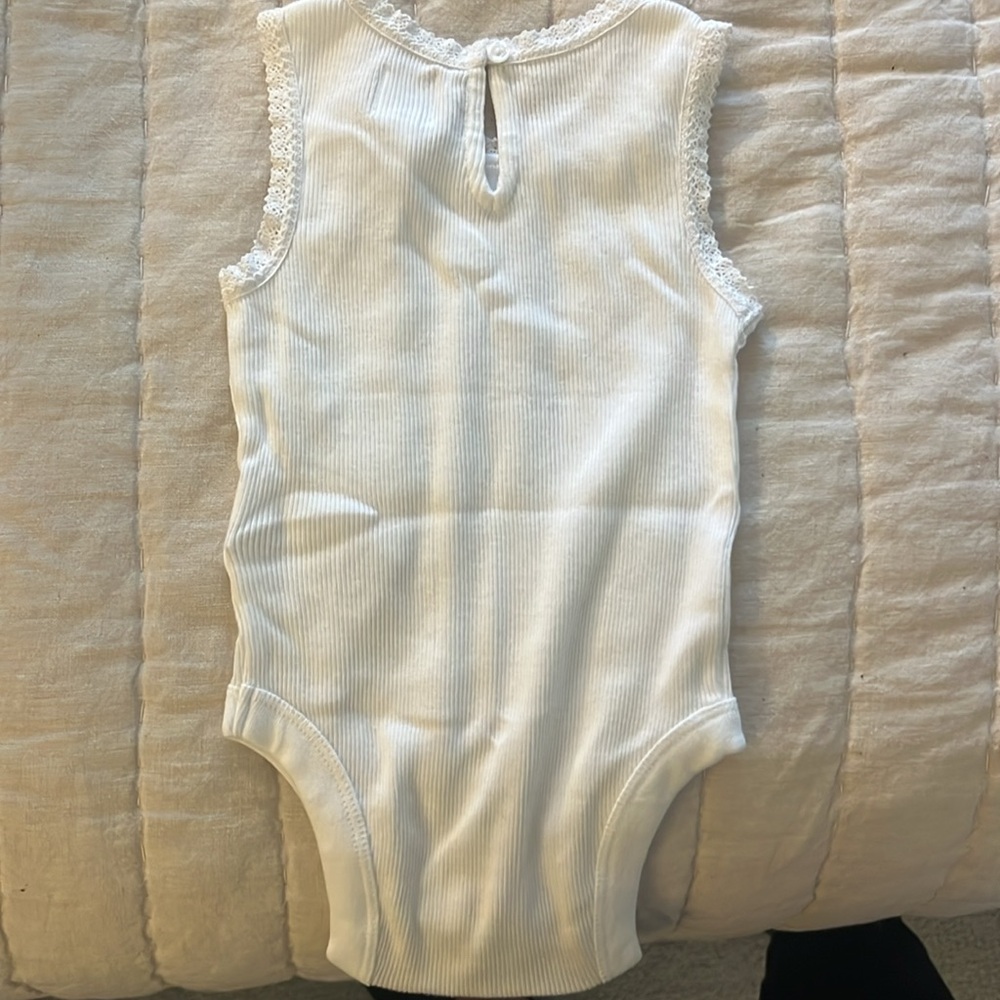 Baby Gap Lacy Detail Onsie - Picture 3 of 5